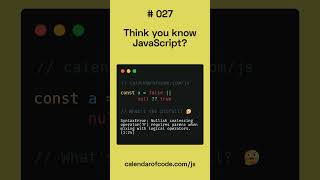 Calendar of Code | JavaScript 027