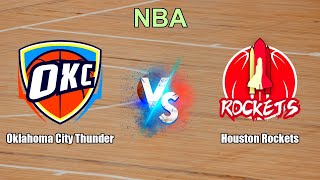 Oklahoma City Thunder vs Houston Rockets Live Score USA NBA