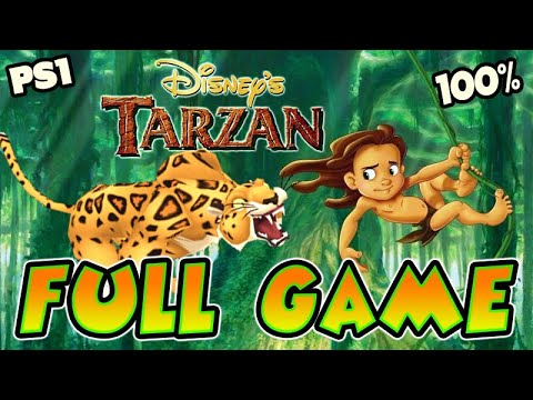 Disney's Tarzan 100%  FULL GAME Longplay (PS1, N64, PC)