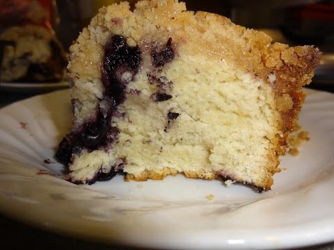 Blueberry Coffee Cake II with Kitchen Aid Mixer