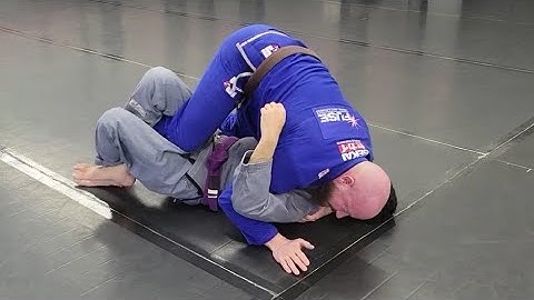 Half Guard Pass - cross face, underhook, and shoulder pressure