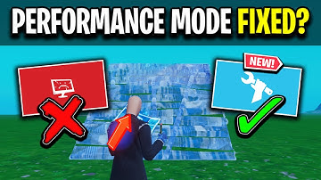 When Are Fortnite Fixing Performance Mode? (Are Bubble Wrap Builds Returning?)