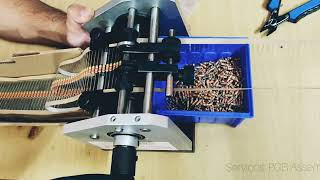 Fast Production Tools: Semi automatic Resistor cutting and Bending Machine