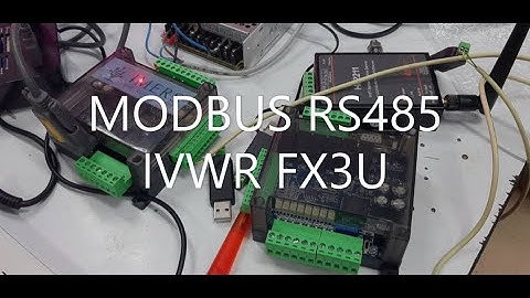FX3U PLC Master MODBUS RS485 IVRW : miniature innovation