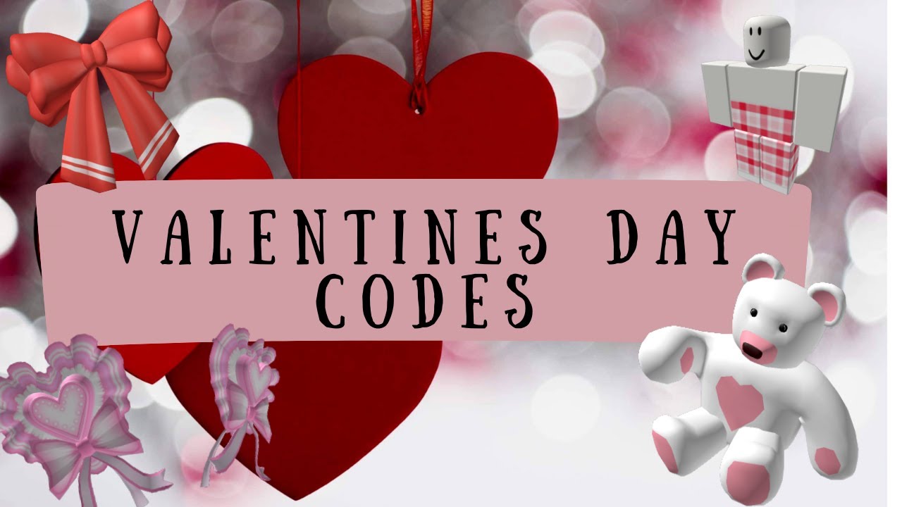 Valentines day accessories & outfit ids for Roblox YouTube
