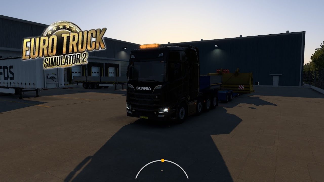[Euro Truck Simulator 2 歐卡2 1.50 ] EP.2 特殊貨物-挖土斗 前導車護送!!!