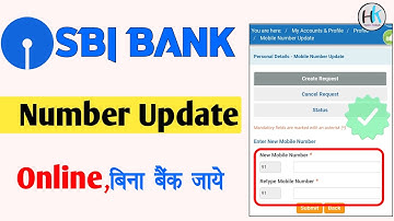 SBI Mobile Number Change Online | SBI Net Banking