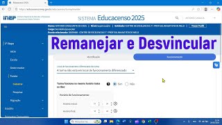 Censo Escolar 2025 - Como Remanejar ou Desvincular Aluno