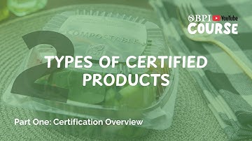 1.2 - Certification Overview: Types of Certified Products