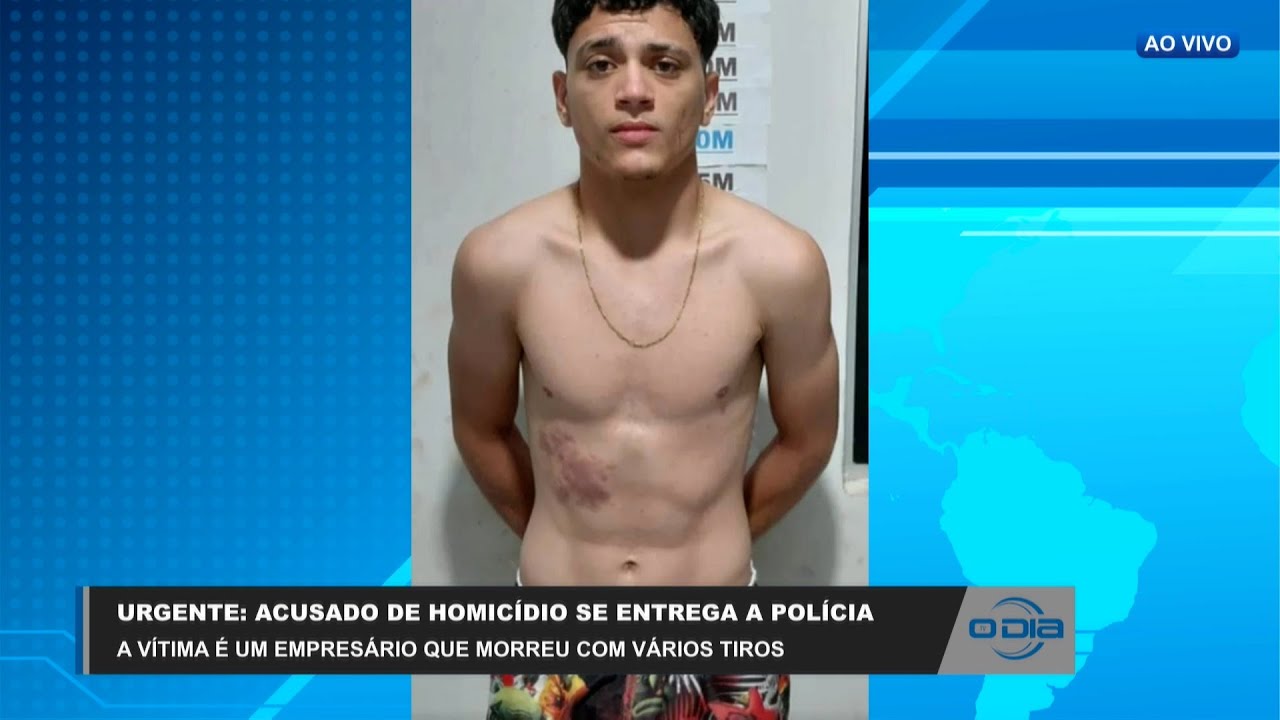 Acusado de praticar homicídio com diversos disparos se entrega à Polícia 22 06 2023