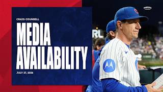 CRAIG COUNSELL: Jameson Taillon DFA decision & rotation plans | Cubs Locker Room Sound (7/27/2026)