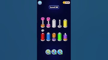 Nut Sort 3D: Color Match | Level 30