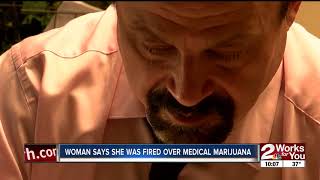 Woman says she was fired over medical marijuana