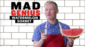 Watermelon Sorbet With Only 3 Ingredients | Mad Genius