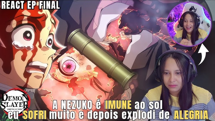 O SACRIFÍCIO DE NEZUKO! TANJIRO VS HANTENGU  DEMON SLAYER Temporada 3  Episódio 11 REACT 