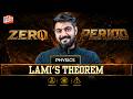 Lami's Theorem Short Trick for Equilibrium Questions | NEET Physics Live | Zero Period