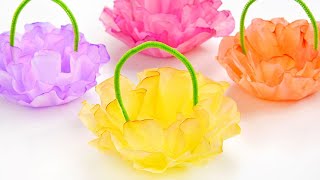 Coffee Filter Easter Baskets | Flower Basket Coffee Filter Easter Crafts