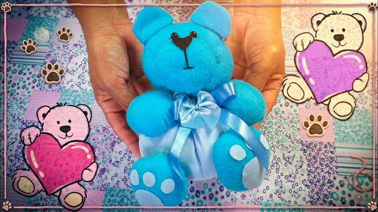 URSINHO DE FUXICO - Feito com feltro