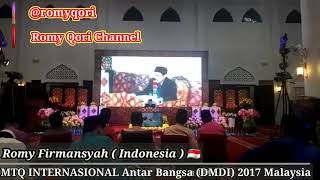 Download Lagu Romy Firmansyah | MTQ INTERNASIONAL Antar Bangsa (DMDI) Tahun 2017 Di Malaka_Malaysia MP3
