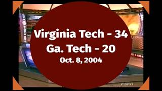 2004-10-08 - #22 VT 34 - Georgia Tech 20