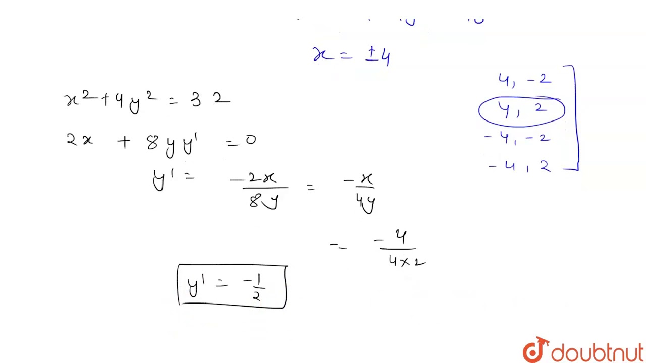 The Angle Between Curves X 2 4y 2 32 And X 2 Y 2 12 Is Youtube The Angle Between Curves X 2 4y 2 32 And X 2 Y 2 12 Is Youtube