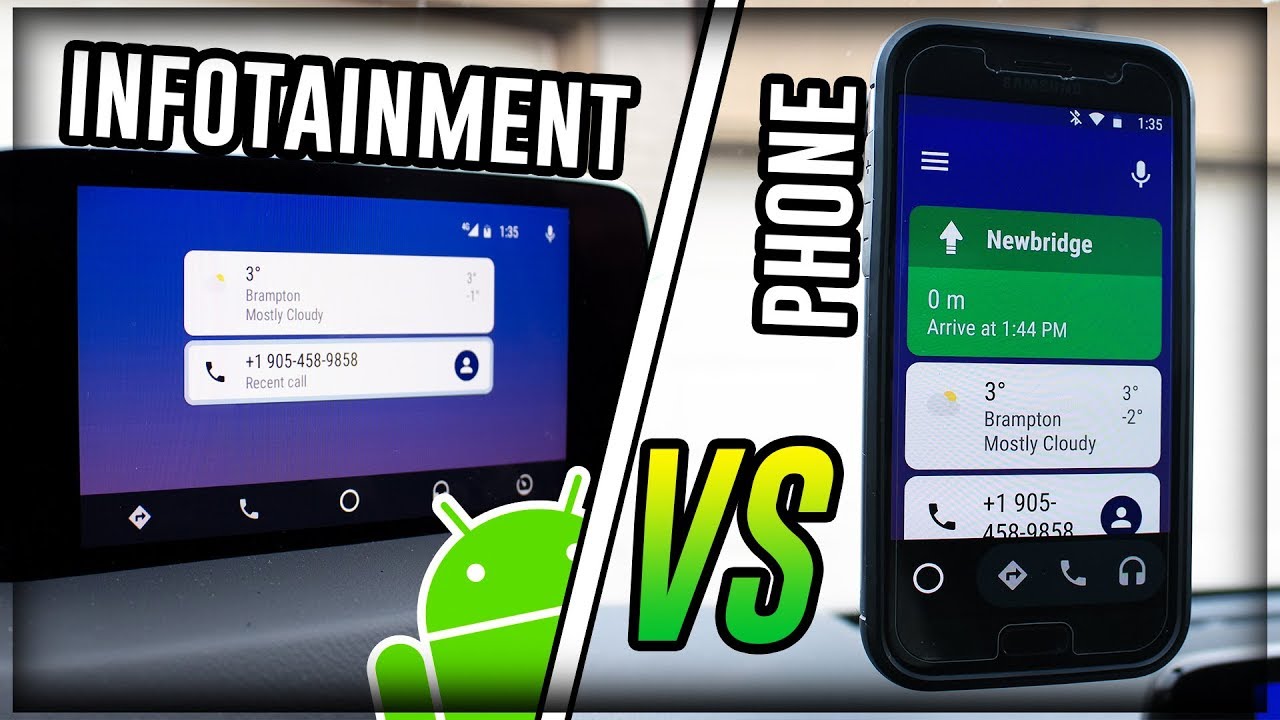 Android Auto: Infotainment vs Phone - Any Difference? - YouTube