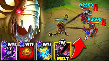Fiddlesticks is secretly a top laner and this video proves it… (LITERAL LANE BULLY)