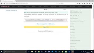 How do you execute stored procedures and functions using JDBC | javapedia.net