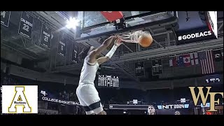 App State vs Wake Forest Highlights | NIT Tournament 1st Round | 2024 College Basketball