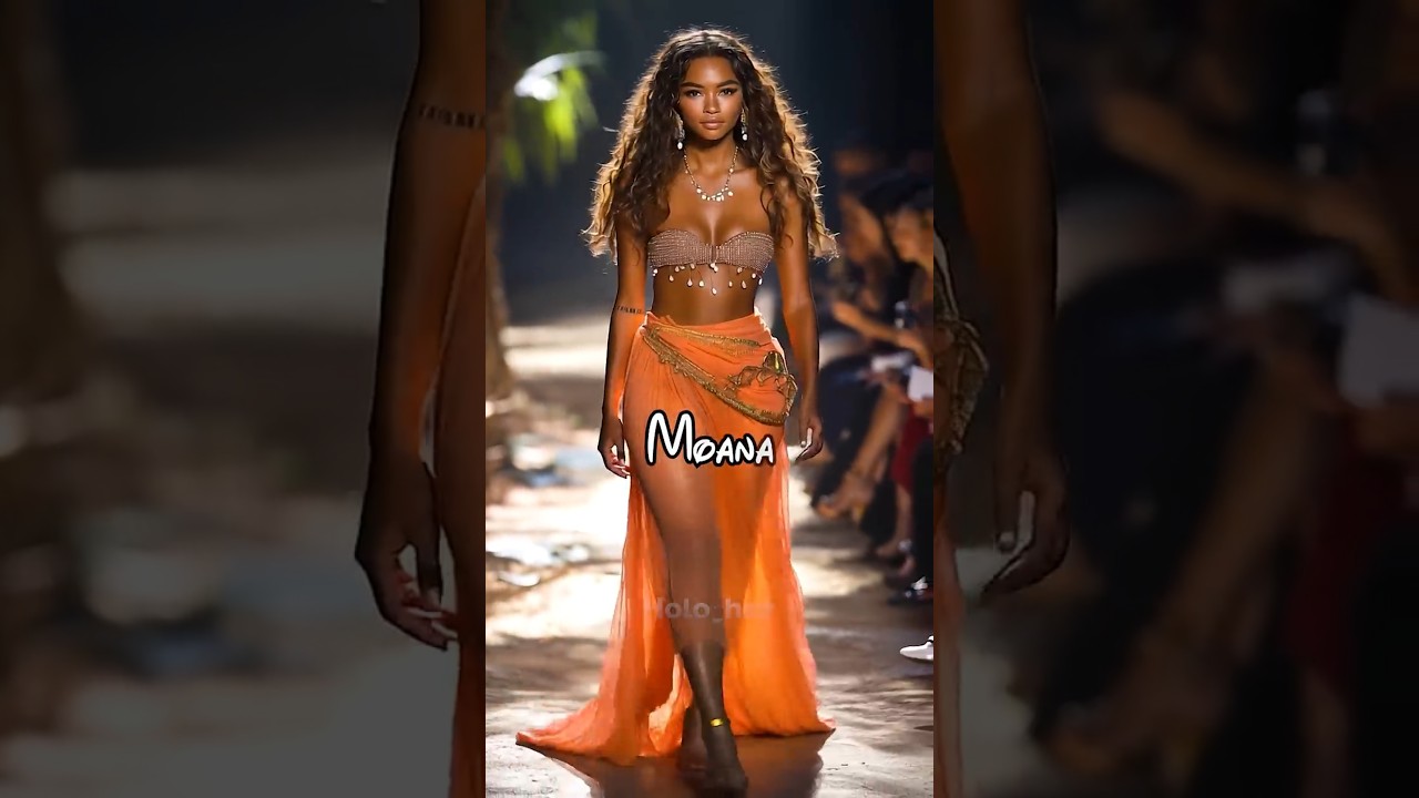 Disney Princesses as Super Models 