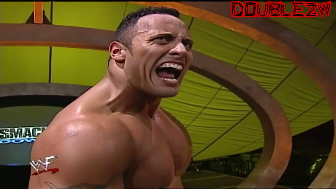 The Rock vs. Bubba Ray Dudley | March 23, 2000 Smackdown - YouTube