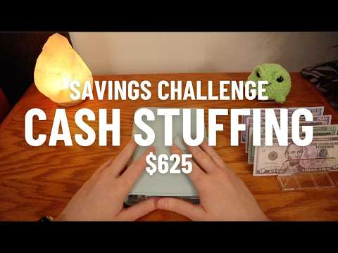 $625 Savings Challenge Cash Stuffing | April #2