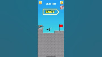 draw bridge puzzle game level 1022 #gaming #drawing #Shorts