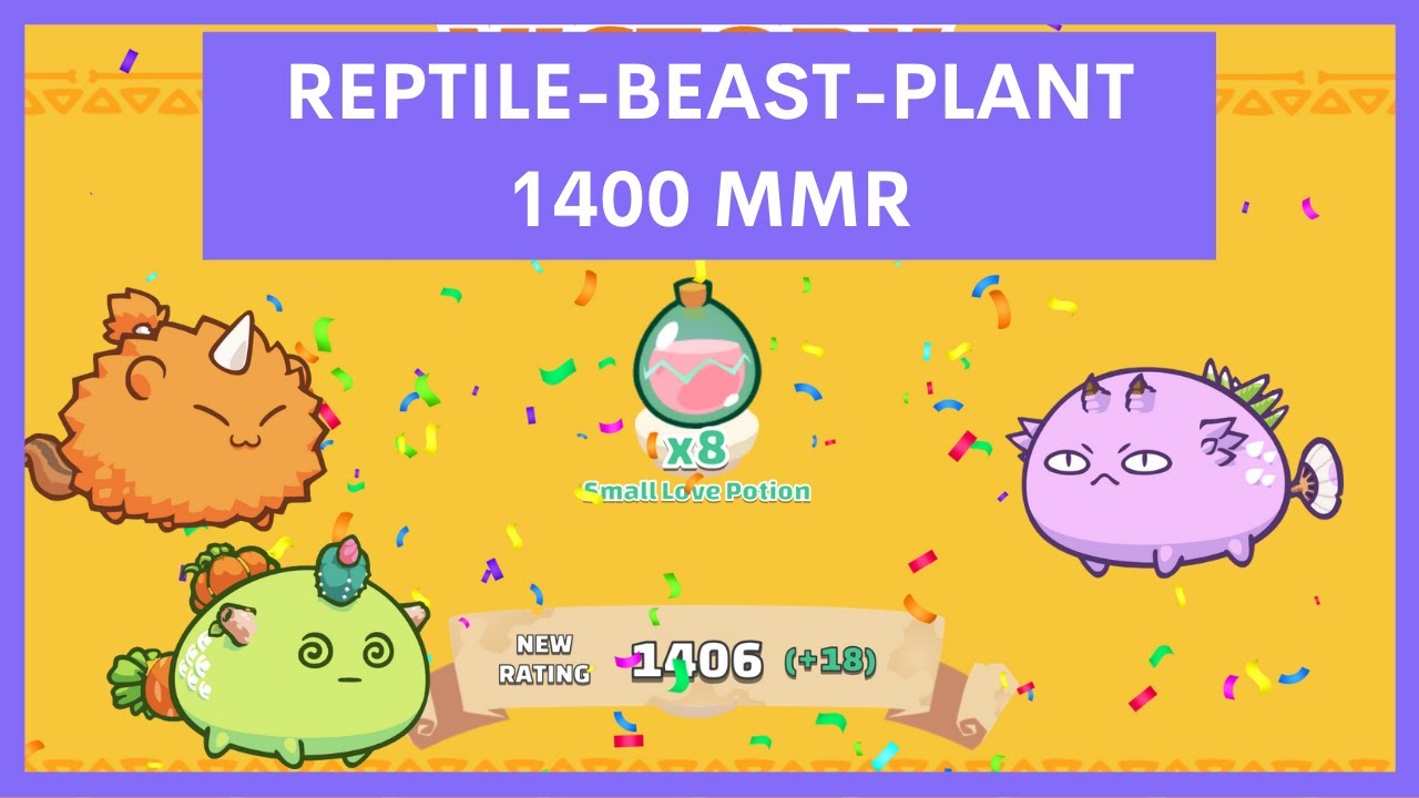 1400 MMR in just two days! | Axie Infinity Highlight Video (Tagalog)