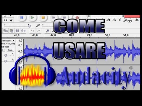 Come usare Audacity