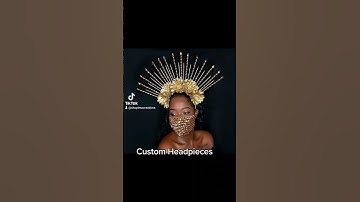 Custom Headpieces #shorts #newvideo #handmade #mileycyrus #art #flowers #fashionstyle #photography