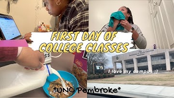 COLLEGE VLOG| First day of Spring Semester | The University of North Carolina at Pembroke