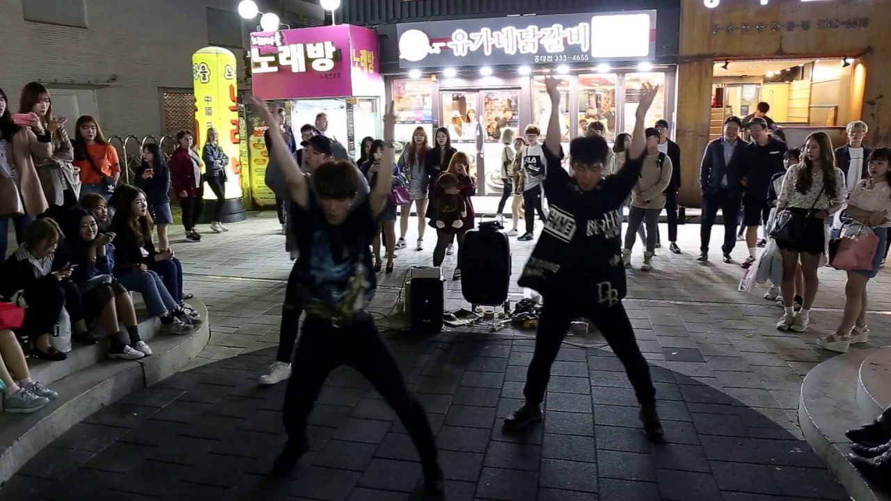 JHKTV] 홍대댄스hong dae k-pop dance DOB  3member  dance not' today