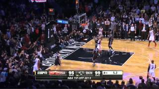 Nets vs Heat 100-101 [10-Nov-2013] final minute