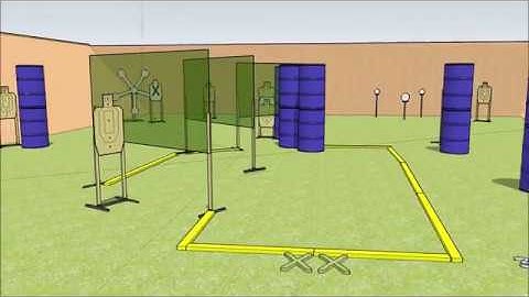 Sketchup Stage Walkthrough DRPC USPSA May 2018