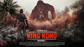 Make King Kong🦍 Movie Poster In Adobe Photoshop CC - Full Speed Art!🤟 screenshot 1