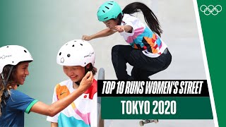 Top 10 Runs in Women's Street | Tokyo 2020