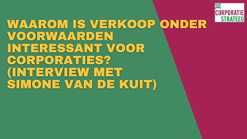 Waarom is verkoop onder voorwaarden interessant voor corporaties? (Interview met Simone van de Kuit)