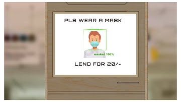 Mask detection and vending machine - video prototype