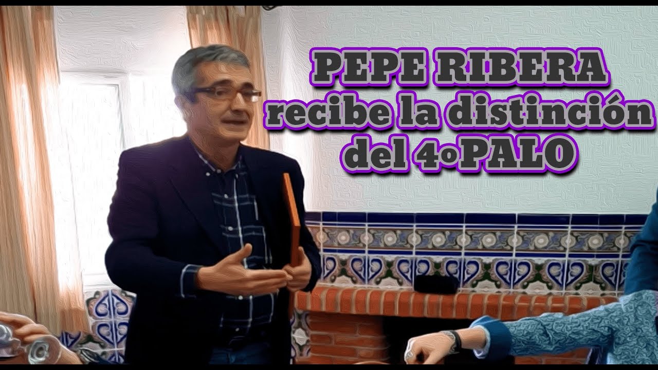 Pepe Ribera recibe la distinción del 4ºPalo