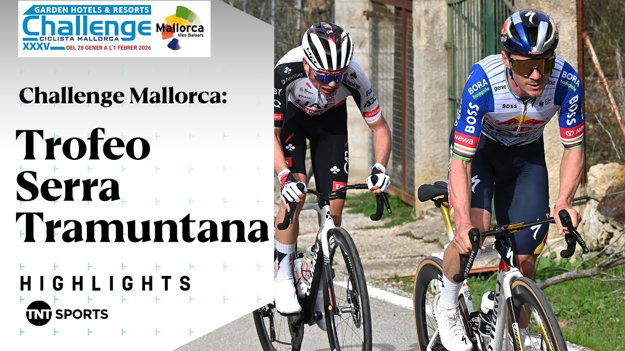 A Huge Solo 😲 | Men's Challenge Mallorca Trofeo Serra Tramuntana Final KM's | TNT Sports Cycling