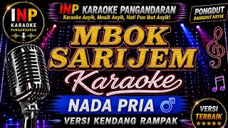 MBOK SARIJEM – Karaoke Nada Pria | Dangdut Kendang Rampak | Lirik HD | INP Karaoke Pangandaran
