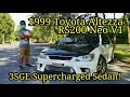 Owner's Vehicle Review & Drive 1999 Toyota Altezza RS200 Neo Customize.