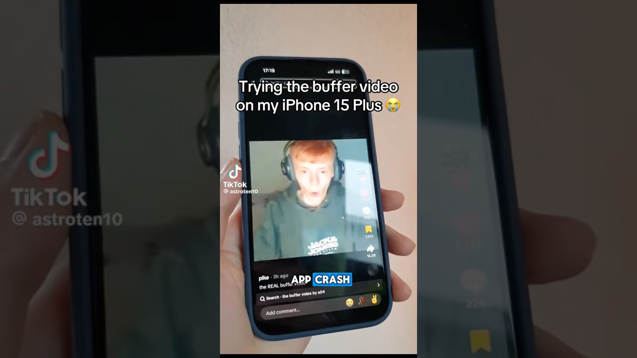 A video on TIKTOK is causing the app to CRASH!!! 