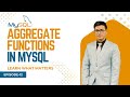 MySQL Aggregate Functions | SUM, AVG, COUNT, MIN, MAX | MySQL Tutorial in Hindi Urdu | EP12